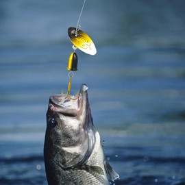 Fishing Lures Spinner Baits, Colorful Sequin Hard Metal Spinner Baits Kit, Fishing Accessories, 360 Degree Rotation Swimbait Jig Lure for Bass Trout Salmon