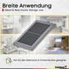 Steinberg14 Grey Ventilation Grille 250 x 170 mm - Plastic