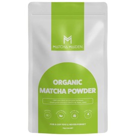 Matcha Maiden Organic Matcha Tea Powder 70g - 100% Pure Stone Ground
