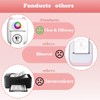 Funducts Sticker Printer, Inkless Portable Maker Machine with 11 Rolls
