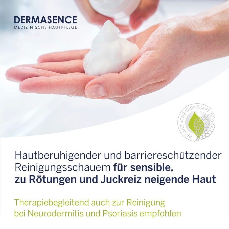 DERMASENCE Vitop Forte Cleansing Foam, 200 ml - Mild, Soap-free