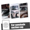 PACKOVE 30pcs Transparent Windshield Sunshade Cups for Car Easy to