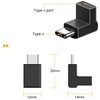 Seminer USB C 90 Degree Adapter (2 Pack), USB C