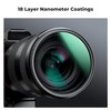 K&F Concept 82mm Black Diffusion 1/4 Filter with Camera Lens