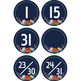 Teacher Created Resources Wildflowers Calendar Days