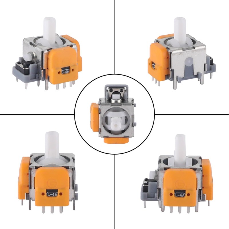 TOMSIN Joysticks Replacement for Switch Pro Controller,4 Pack Hall Effect