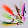 FOLANDO Sinking Metal Jig Lure 11cm 14 g with Feather