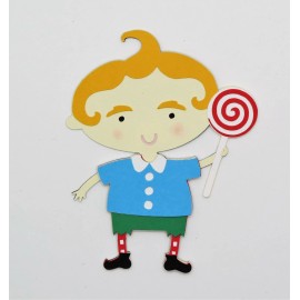 Wizard Of Oz Dorothy Toto Munchkin Monkey Slippers Scrapbooking Die Cut - Munchkin Boy