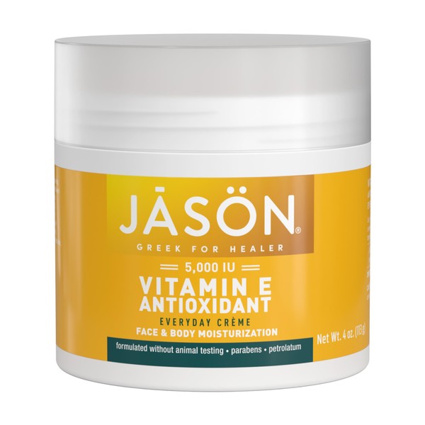 JASON Vitamin E 5,000 IU Moisturizing Crème, For Face and