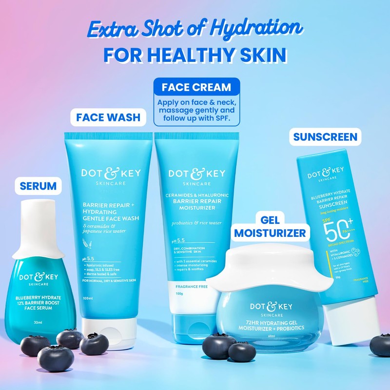 Dot & Key Ceramides Moisturizer with Hyaluronic for Intense Moisturizing