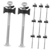 Kisangel Heavy Duty Trampoline Screws 15 Pack Fit for Indoor/Outdoor
