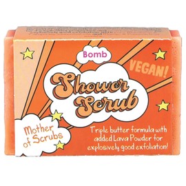 Bomb Cosmetics Vegan Shower Body Scrub Triple Butter (100g, Mother of Scrubs)