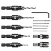 Countersink Drill Bit Set, 5 Piece Plug Cutters for Wood