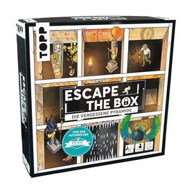 Escape The Box – Die vergessene Pyramide: Das ultimative Escape-Room-Erlebnis als Gesellschaftsspiel!: 9 Rätsel-Räume in Einer Schachtel – für 1-4 Spieler – ab 10 Jahren