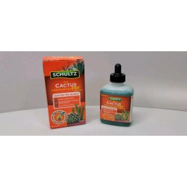 Schultz Liquid Cactus Plant Food 2-7-7 Succulents Jade Aloe Vera 4 oz. w Dropper