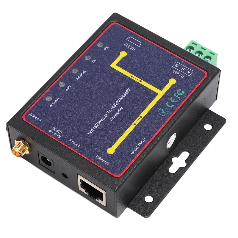 Serial Device Server Converter RJ45 Ethernet WiFi to RS232 RS485