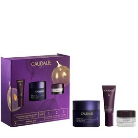 Caudalie Premier Cru Xmas Set Rich Cream, 50ml & The Cream, 15ml & Eye Cream, 5ml