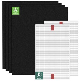 HPA200 HEPA Filter Replacement Compatible with Honeywell HPA200 HRF-ARVP200 Series Air Purifier HPA200, HPA201, HA202, HPA204, HPA250, HPA5200, 2 HEPA R + 4 Activated Carbon Pre-Filters A