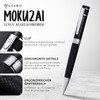 Gíabo Mokuzai Luxury Ballpoint Pen in Black, High-Quality Ballpoint Pen