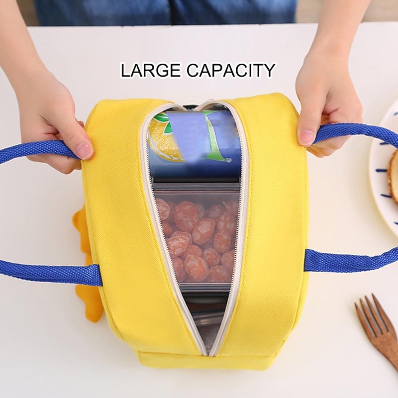Bolsa Almuerzo Grande Con Lindo Pato Y Pies, Lonchera Termica