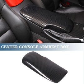 autotrim000 Carbon Fiber Style Armrest Box Console Cover Trim Fit For Corvette C6 2005-2013