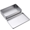 MMBOX 8.5 by 5.3 by 1.9 Inch Silver Rectangular Empty