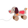 Lelin 19009 Wooden Pull Along Dog