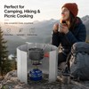 Camping Stove Windscreen for Outdoor Cooking – Foldable Aluminum Wind