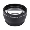 52mm Camera Lens, 2X Magnification HD Teleconverter for 52mm Mount