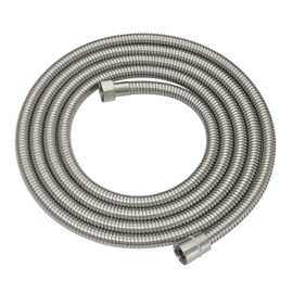 RUMOSE 118 inches Shower Hose Shower Head Extension Tube Extra Long Stainless Steel Shower Hose Attachment Flexible Handheld Shower Sprayer Hose, Brushed Nickel