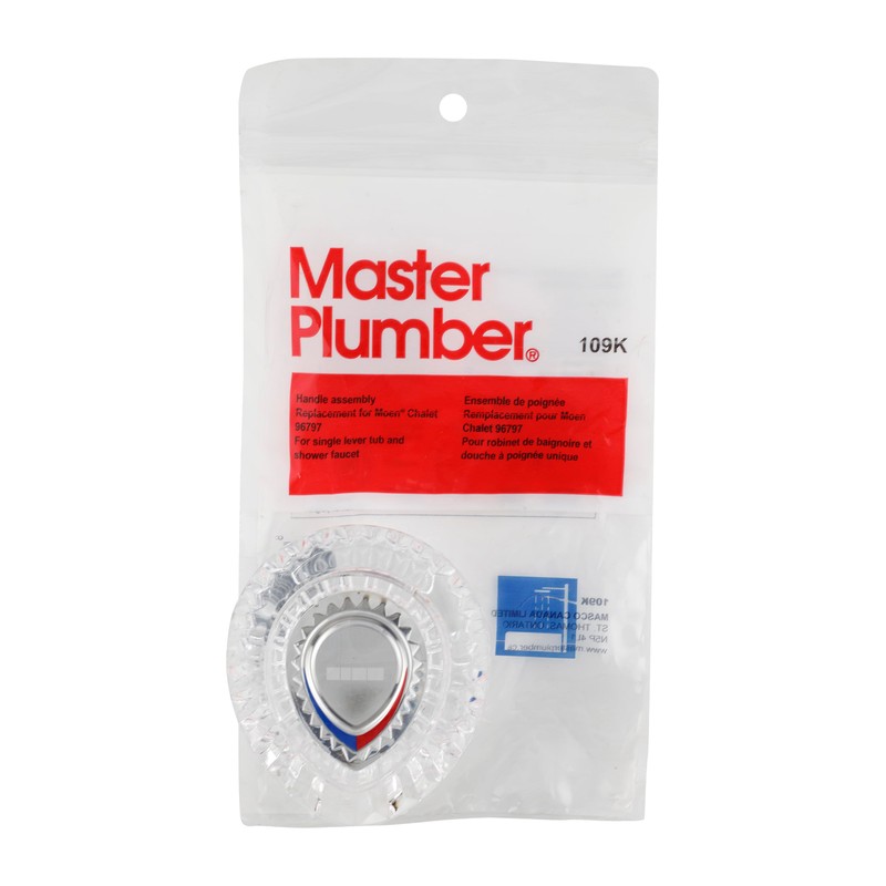 Master Plumber 109K, Handle Kit, Tub & Shower, Replacement for