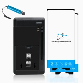 For LG High Capacity 2x 5720mAh Substitutable Battery USB Charger for LG G5 LS992 Phone