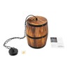 Hanging Light Wine Wood Barrel Pendant Light Fixture Ceiling Lamp