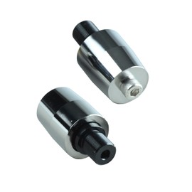 POSH 031989-00-10 Motorcycle Supplies Ultra Heavy Bar End Inner Only Kawasaki Genuine M17 Type Plated Bar End Cap