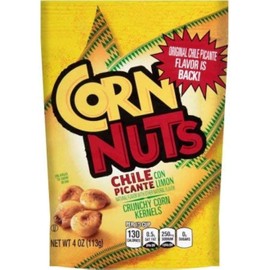 Corn Nuts Crunchy Corn Kernels, Chile Picante Con Limon (Pack of 4)