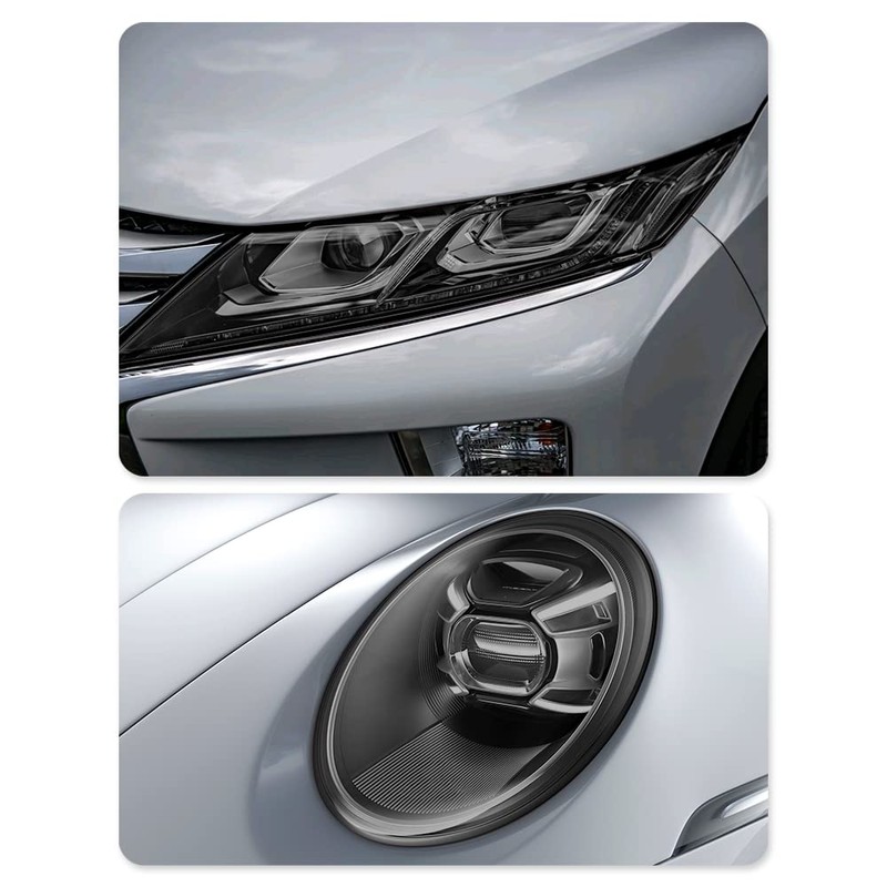 12 X 48inch Car Light Tint Film, Cuttable&Stretchability Car Headlight