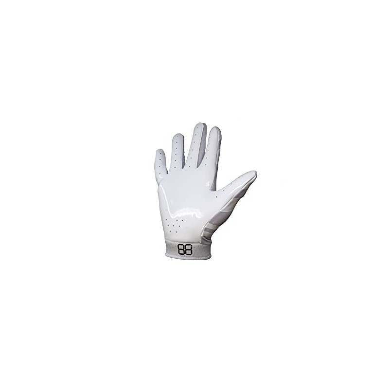 BARNETT FRG-03 White Professional Receiver Football Gloves, RE, DB, RB