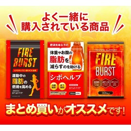 【FIRE BURST】 L-カルニチン BCAA配合 サプリ 厳選素材 90日分