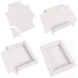 Arteza Watercolor Art Paper Foldable Canvas Pad, 5x6.6 Inches, 20 Sheets, DIY Frame, Acid-Free Heavyweight Paper Pad, 140lb/300GSM, Art Supplies for Painting & Mixed Media Art