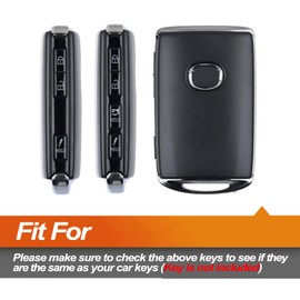 EYANBIS Silicone Key Fob Cover Fit for Mazda 3 6 CX-3 CX-30 CX-5 CX-50 CX-9 CX-90 MX-30 EV 3 Sport MX-5 Miata 3 4 Button Keys on Side | Car Accessories | Remote Key Protection Case - Black & Red