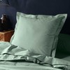 douceur d'intérieur, Lina Pillowcase 63 x 63 cm, Sage, 100%