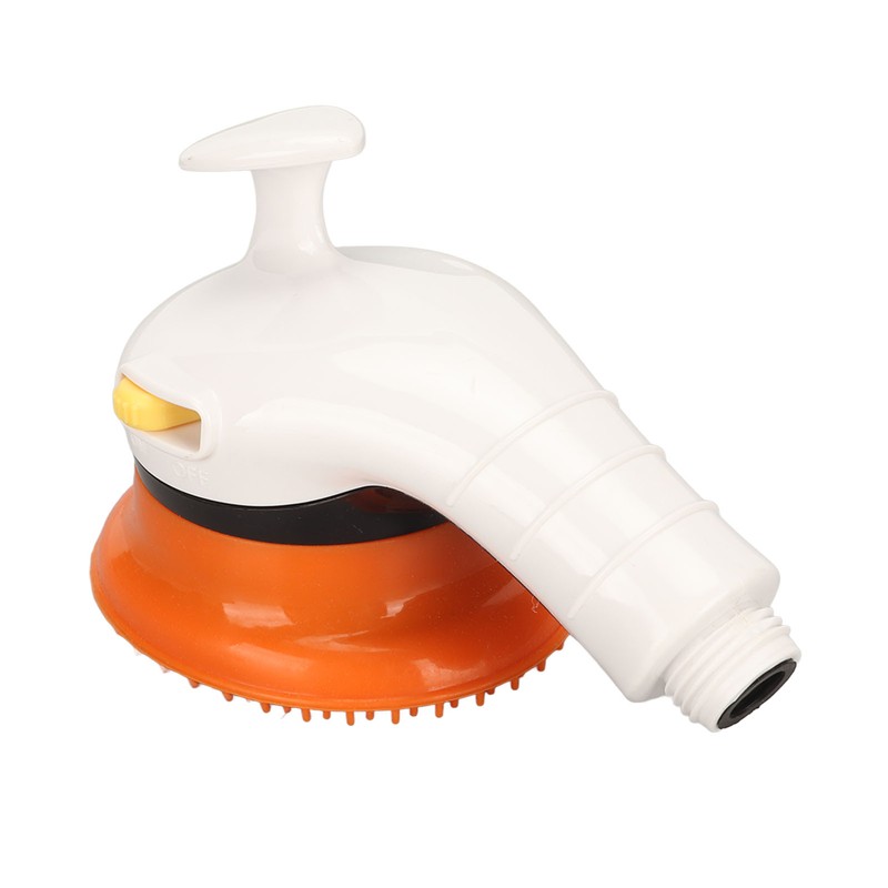 Pet Shower Head Brush with Switch Universal Soft Teeth Massage