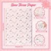 Pineraap 20 Sheets Bow Tissue Paper, Bowknot Butterfly Dot Print
