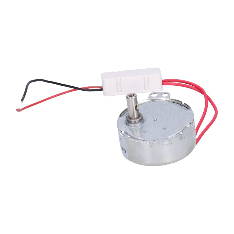 DC Motor 20RPM CCW/CW 4W 24V Horizontal Hole Tapping Shaft