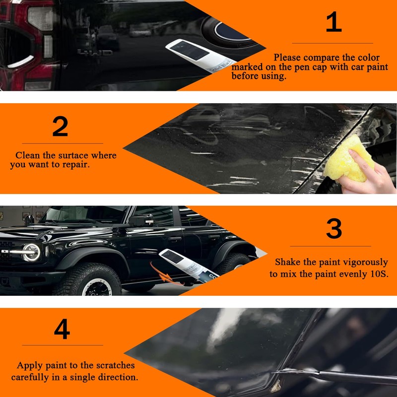 UX Ingot Silver Metallic Touch Up Paint for Ford, Car