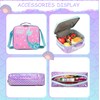 ZBAOGTW Rolling Backpack For Girls 8-12 Elementary School Kids Rolling