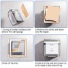 Pack of 2 Sockets, Rain Protection, Wall Switch, Socket, Waterproof