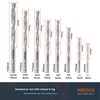 Presch Wood Drill Bit Set HSS Cobalt 8 pcs -