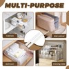 Bagentry 8 Pieces Adhesive Cabinet Full Extension Drawer Slides Set