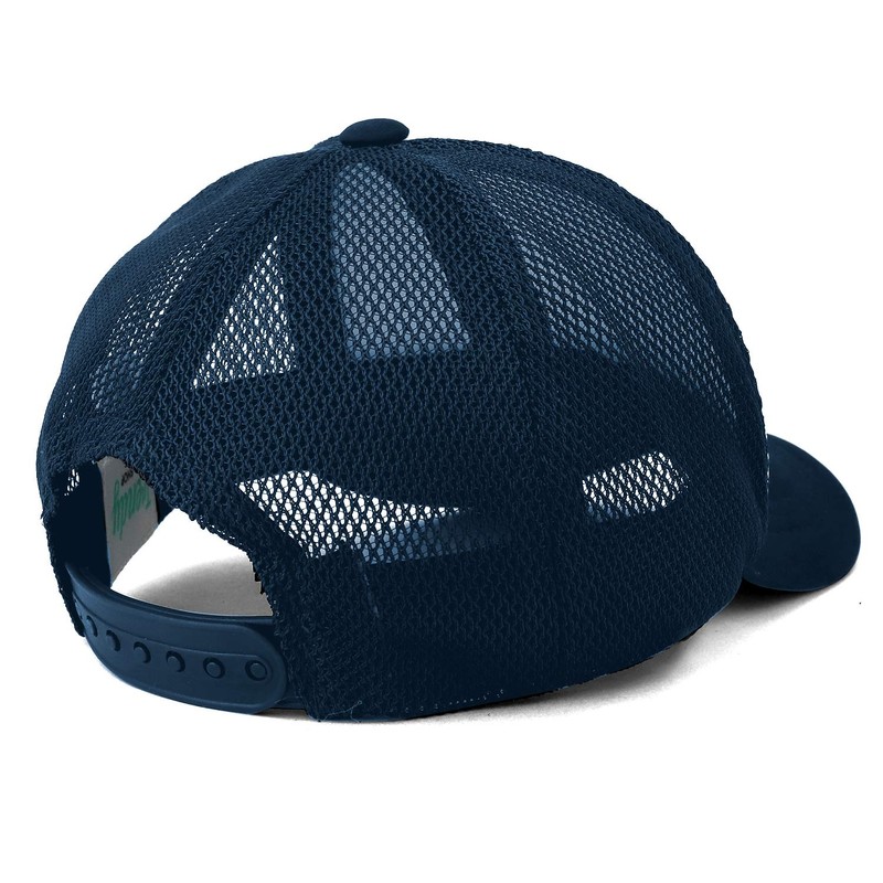 Trendy Apparel Shop - Gorra de camionero de malla de